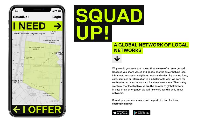 SquadUp! A global network of local networks