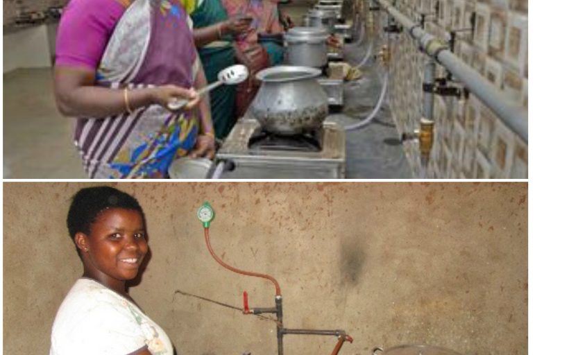 Biogas Community Kitchen And Food Chain