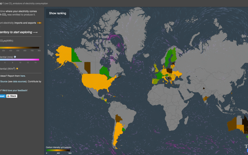 Electricity Map | Live CO2 emissions of electricity consumption